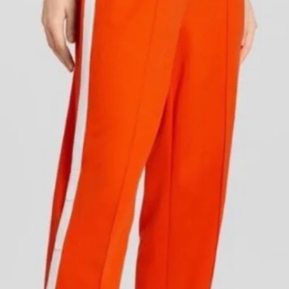 🧡 Hunter x Target Limited Edition Orange Side-Snap Track Pants - M ✨